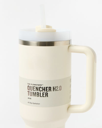 Tumbler Stainless Steel Cream Vacuum Insulated Pro Max Size - 1200ML