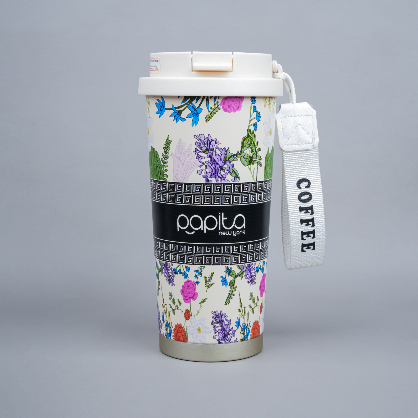 Stainless Steel White Vacuum Insulated Pro Size Tumbler - 550ML