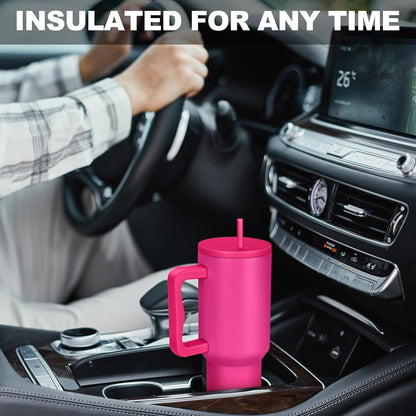Tumbler Stainless Steel Pink Vacuum Insulated Pro Max Size - 1200ML