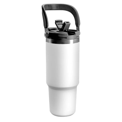 Tumbler with lid and Straw, Stainless Steel with 1.2L Capacity