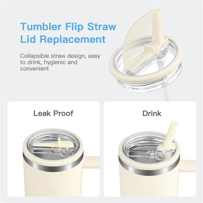 Tumbler With Straw Double Wall Vacuum Flask Hot & Cold Water Stainless Steel Tumbler 1200ML