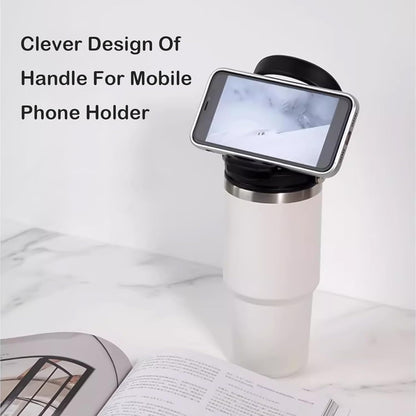 Tumbler Stainless Steel White Vacuum Insulated Pro Max Size - 1200ML