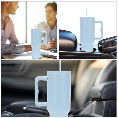 Tumbler Stainless Steel Sky Blue Vacuum Insulated Pro Max Size - 1200ML