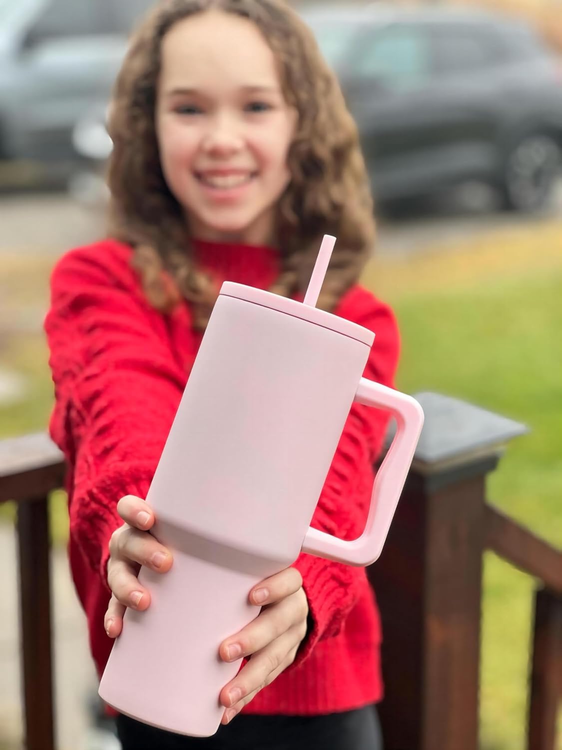 Tumbler with lid and Straw 1200ML Cup Stainless Steel Vacuum Insulated Tumbler for Water, Iced Tea or Coffee 1.2L Office Gym Travelling