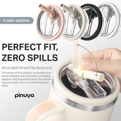 Tumbler Stainless Steel Cream Vacuum Insulated Pro Max Size - 1200ML