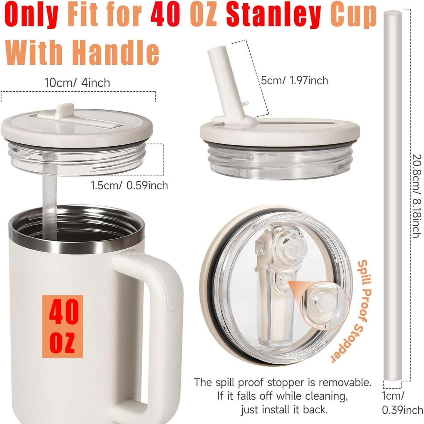 Tumbler Stainless Steel Cream Vacuum Insulated Pro Max Size - 1200ML