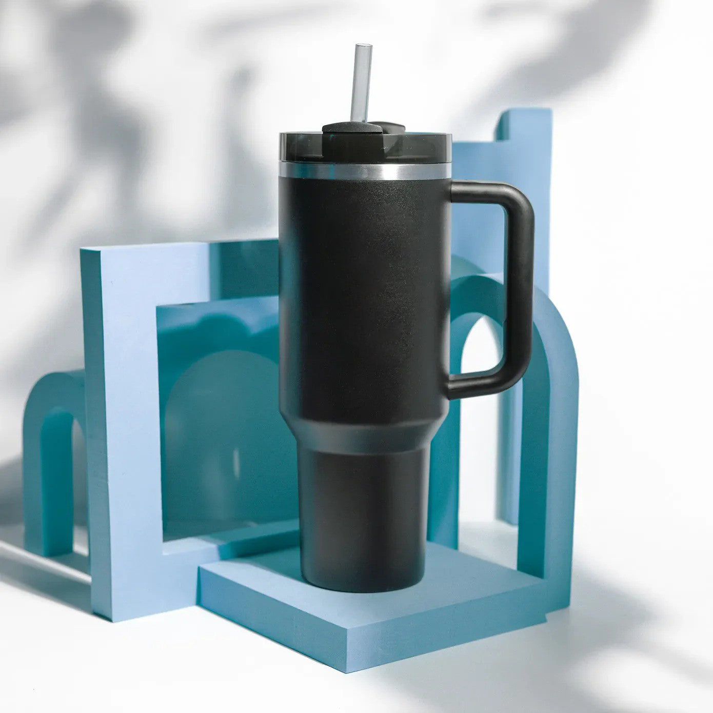 Tumbler Stainless Steel Black Vacuum Insulated Pro Max Size - 1200ML