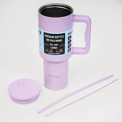 Tumbler Stainless Steel Purple Vacuum Insulated Pro Max Size - 1200ML